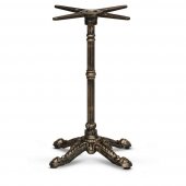 Podstawa stołowa MADRID, aluminiowa, stylizowana, stojak, wys. 72cm, mosiądz antyczny, XIRBI 78589